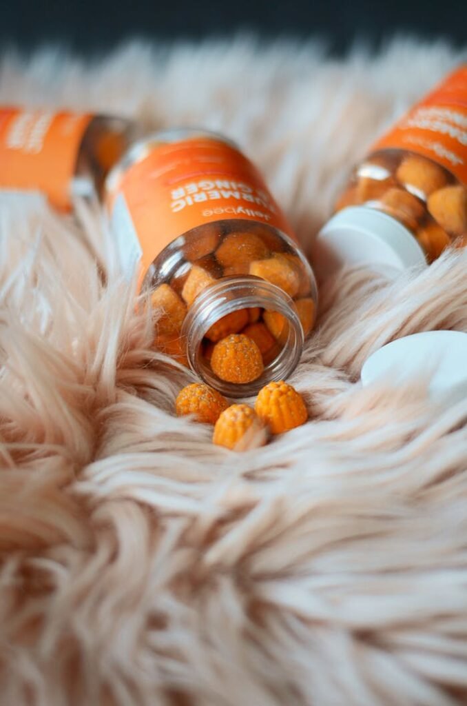 Supplement Brand on Faux Fur